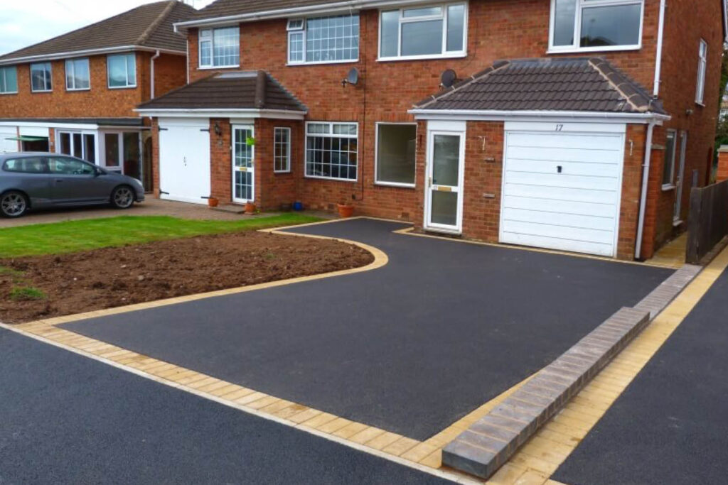 tarmacadam driveway